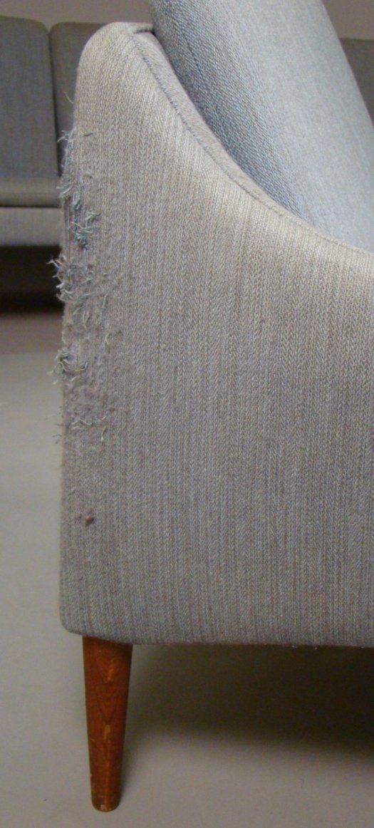 Hans Olsen / Norway fabric uph. sofa & easy chair - 3