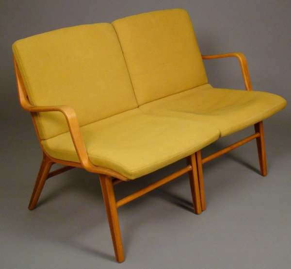 Peter Hvidt / France & Sons two part settee, lam