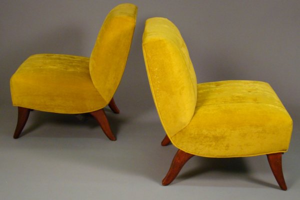 Poss. Billy Haines pair 40's Decorative Slipper - 3