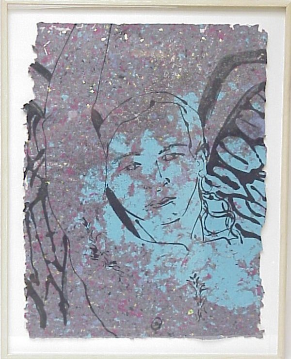 Robert Kushner (1949-USA) "Angel V" print on han - 2