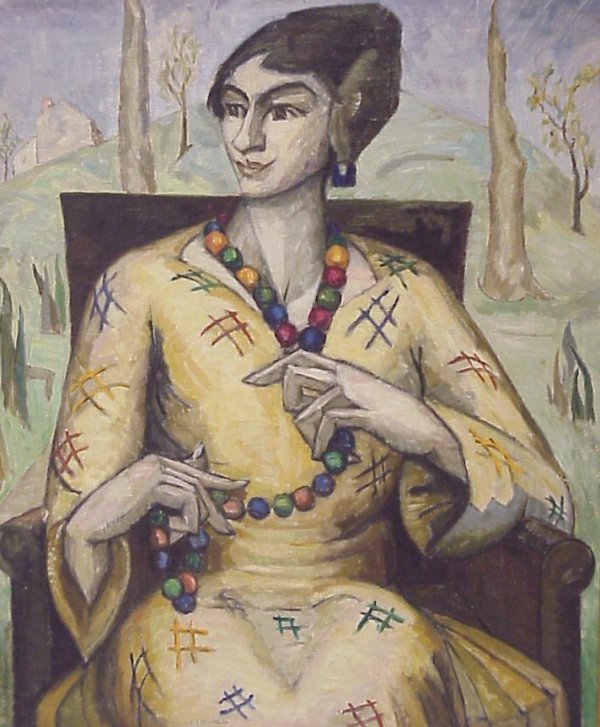 Natalie Vanvleck (20thc USA) Portait of a woman