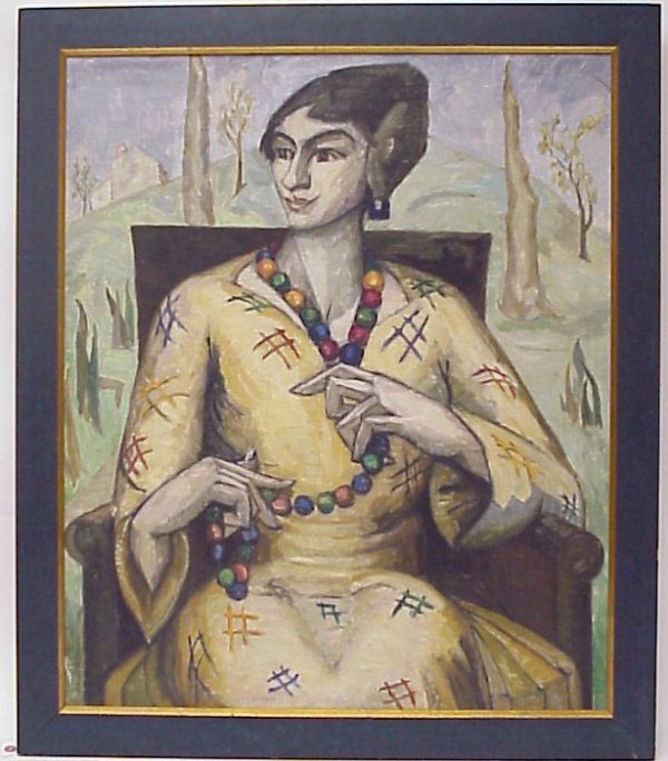 Natalie Vanvleck (20thc USA) Portait of a woman - 2
