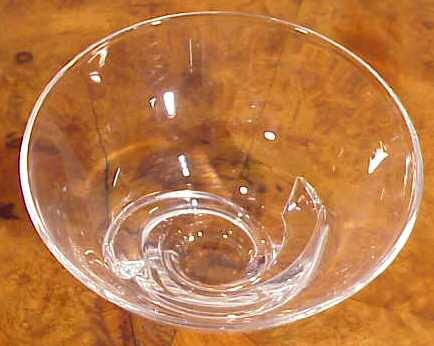 STEUBEN BOWL, 7" DIAMETER, 3 1/2" HIGH - 2