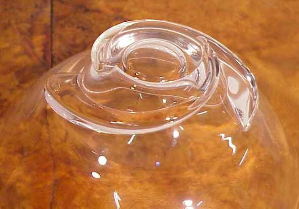 STEUBEN BOWL, 7" DIAMETER, 3 1/2" HIGH - 3