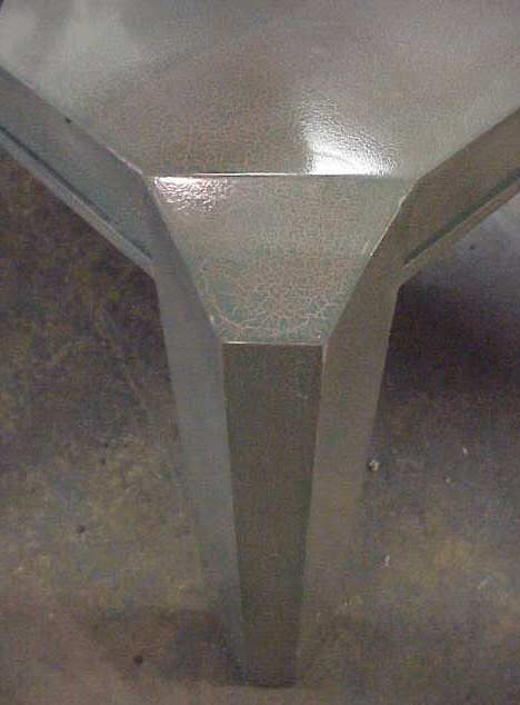 KARL SPRINGER LACQUER DINING TABLE: KARL SPRINGER LACQUER DINING TABLE NOT SIGNED