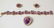 96: Antique Amythest and Gold Earrings, Brooch and lar