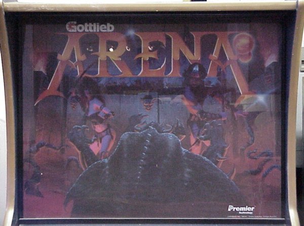 Gottlieb Arena Electronic Pinball machine. - 2