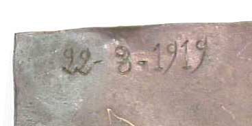 FRENCH BRONZE PLAQUE OF ROSES, VALLET? SIGNED LOW - 5
