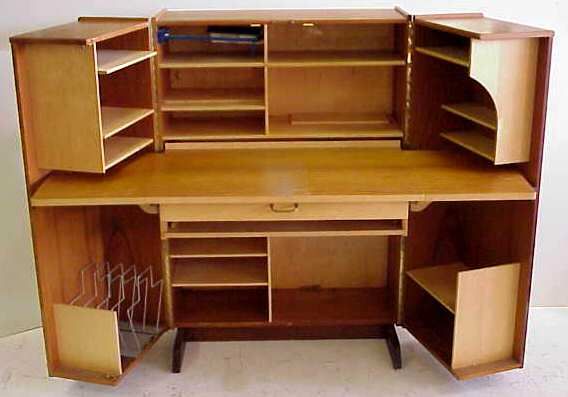 2330 Teak Desk In A Box From Norway Some Scratches 3 Jun 06 2005 Rose Hill Auction Gallery In Nj