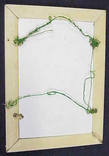 CARVED BONE FIGURAL PICTURE FRAME, CHIP IN TOP RIGH - 5