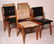2275: JENS RISOM/KNOLL 6 EARLY DINING CHAIRS, UPHOLSTER