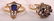 2099: TWO 14K YELLOW GOLD RINGS ONE WITH A .50 PT SAPPH