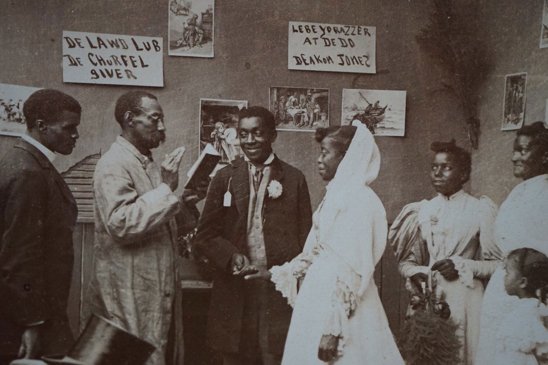 3 old real photos, group of black people,rare (1 of 9)