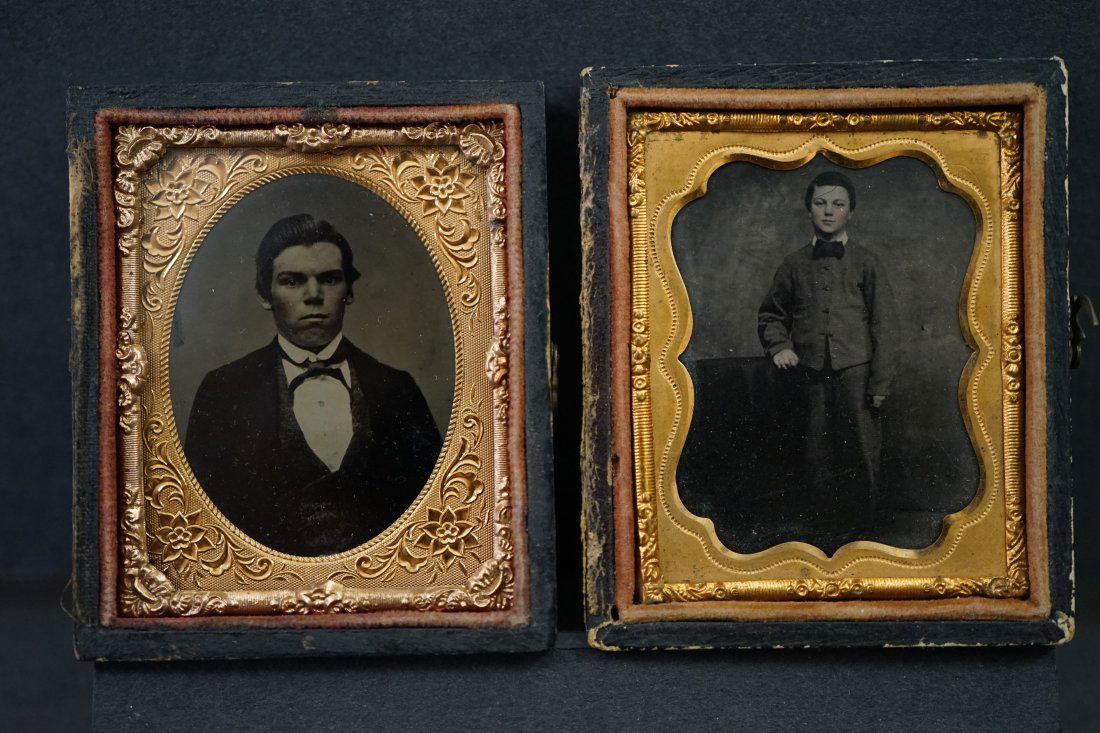 2 Tintype photos , 1/9 plate (1 of 4)