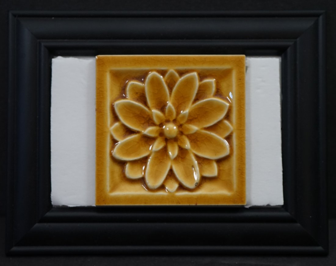 tile , 1880s , Chelsea Chelsea ,Framed 3 X 3 inch: tile , 1880s , Chelsea , 3 X 3 inch
