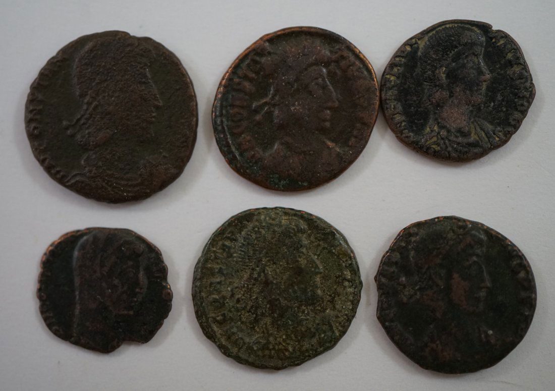 6 ancient roman coin (1 of 3)