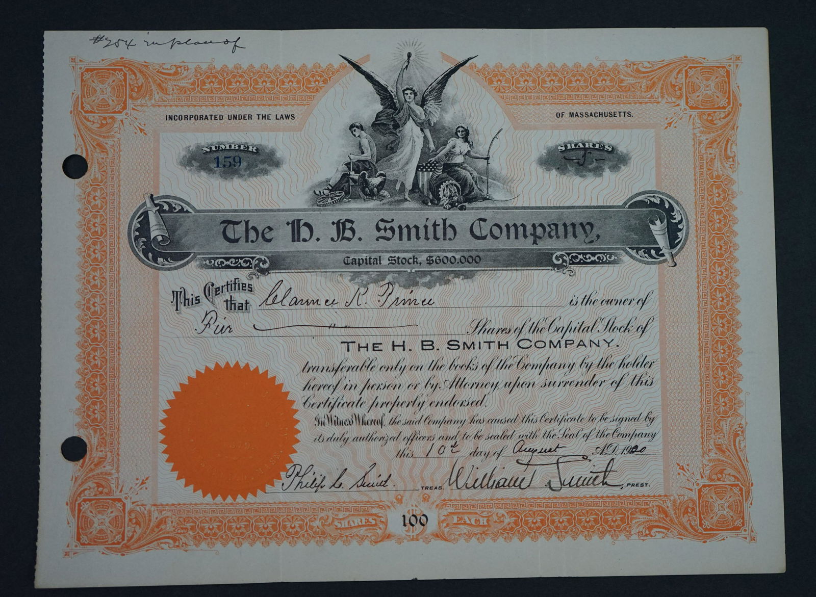 lot of 20 Vintage stock certificates ( 1910s ) (1 of 8)