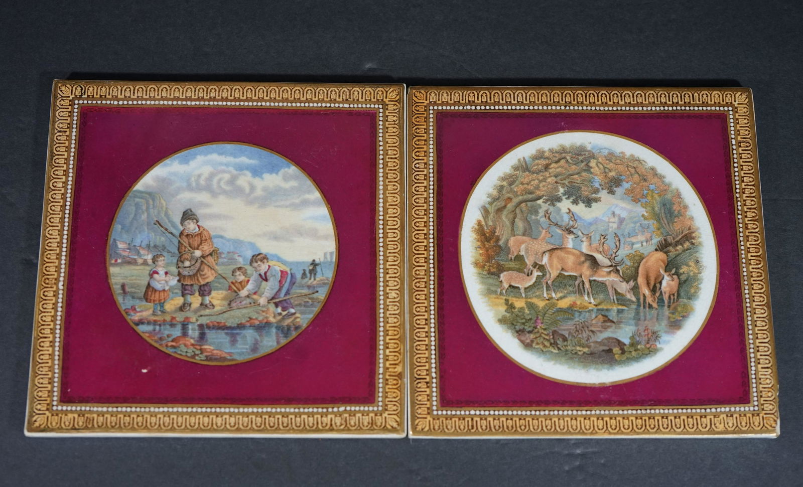 2 old tiles , 6 1/2 inch by 6 1/2 inch (1 of 5)