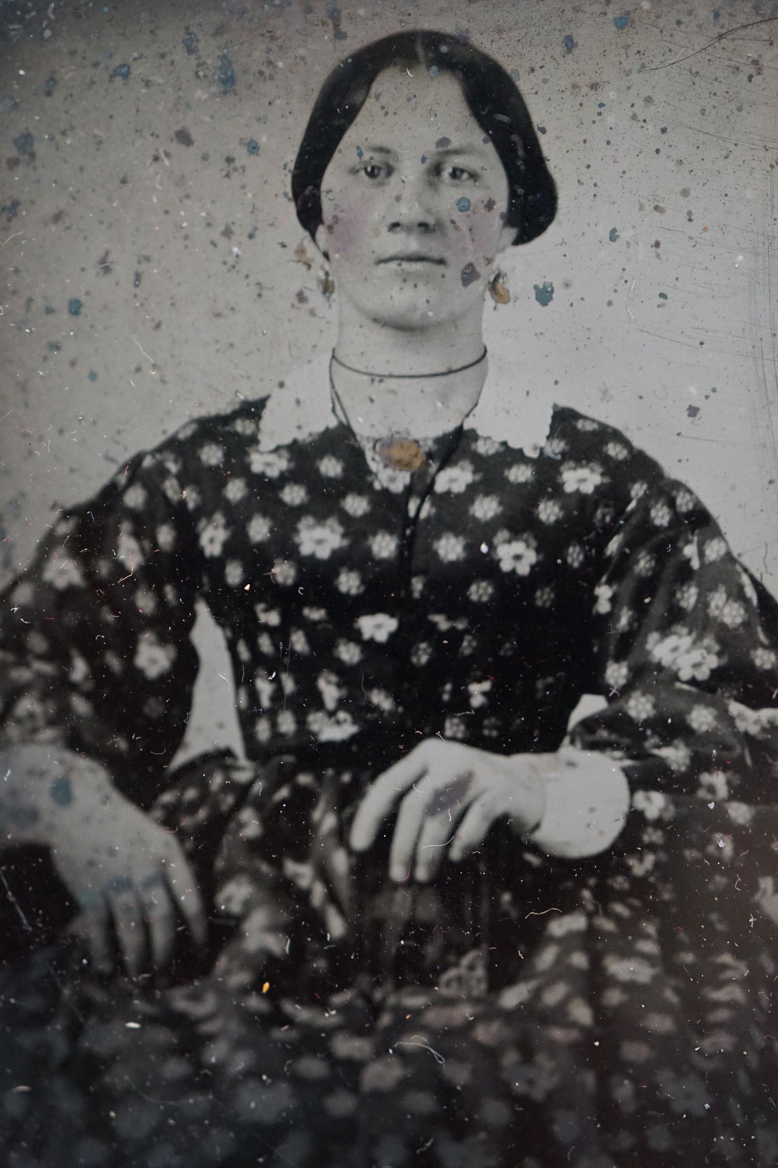 ambrotype , sixth plate ,woman (1 of 2)