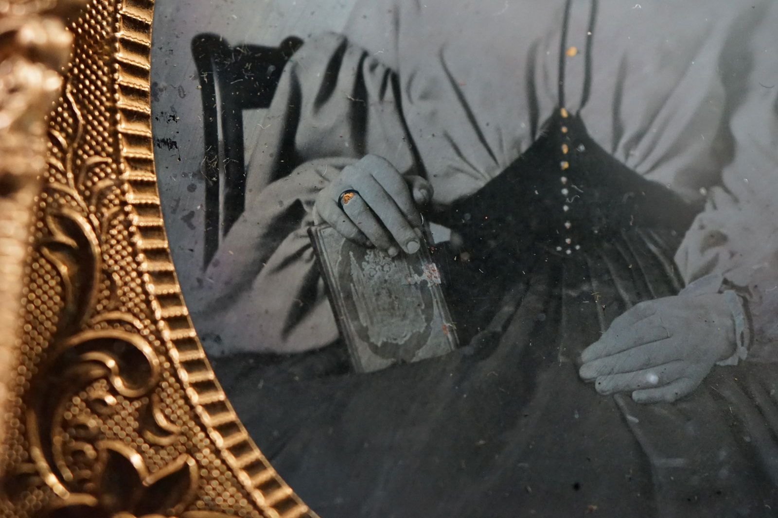 Ambrotype ninth plate, woman (1 of 4)