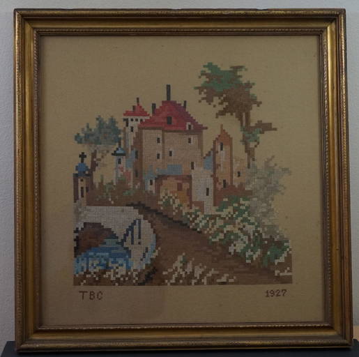 1927 Framed needlepoint art work Nov 25, 2022 in FL