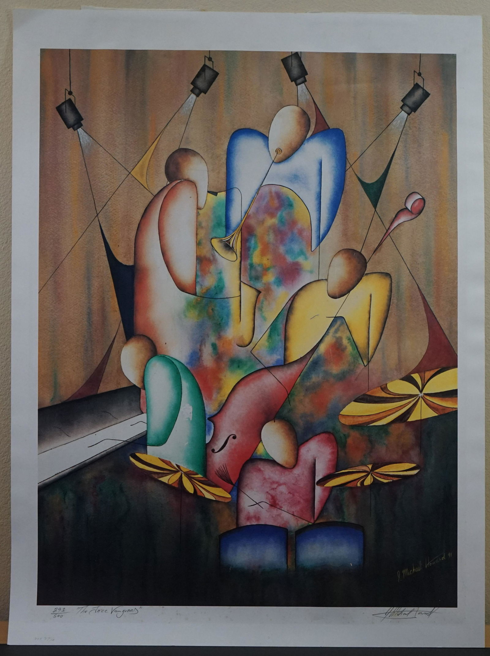 original print signed and numbered: original print signed and numbered , art work size 27 by 21 inch , unframed, Please see all photos provided as part of condition and description, please carefully read our terms of sale, shipping info