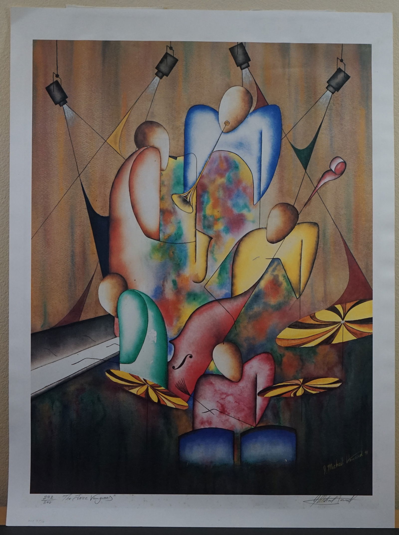 original print signed and numbered: original print signed and numbered , art work size 27 by 21 inch , unframed, Please see all photos provided as part of condition and description, please carefully read our terms of sale, shipping info