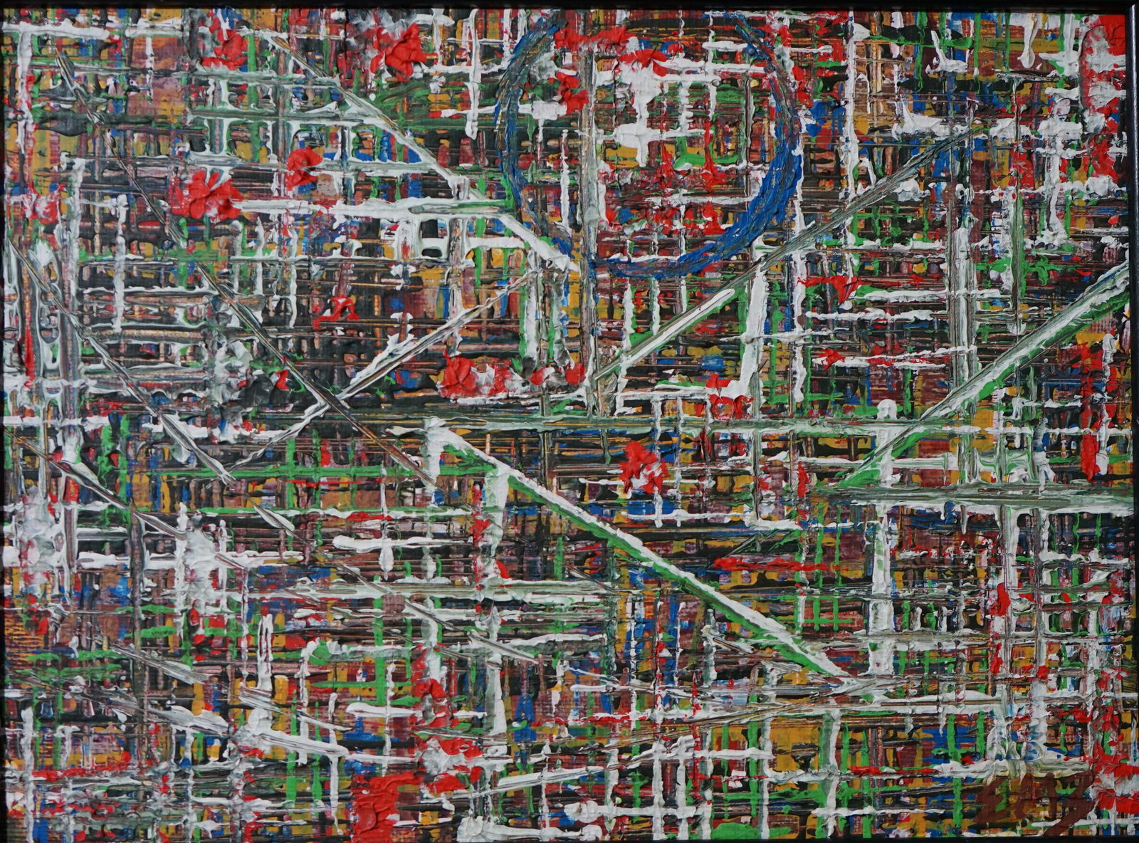 Edward Moses,oil on board signed EMZ: Edward Moses , signed EMZ , oil on board , 13 by 10 inch with frame