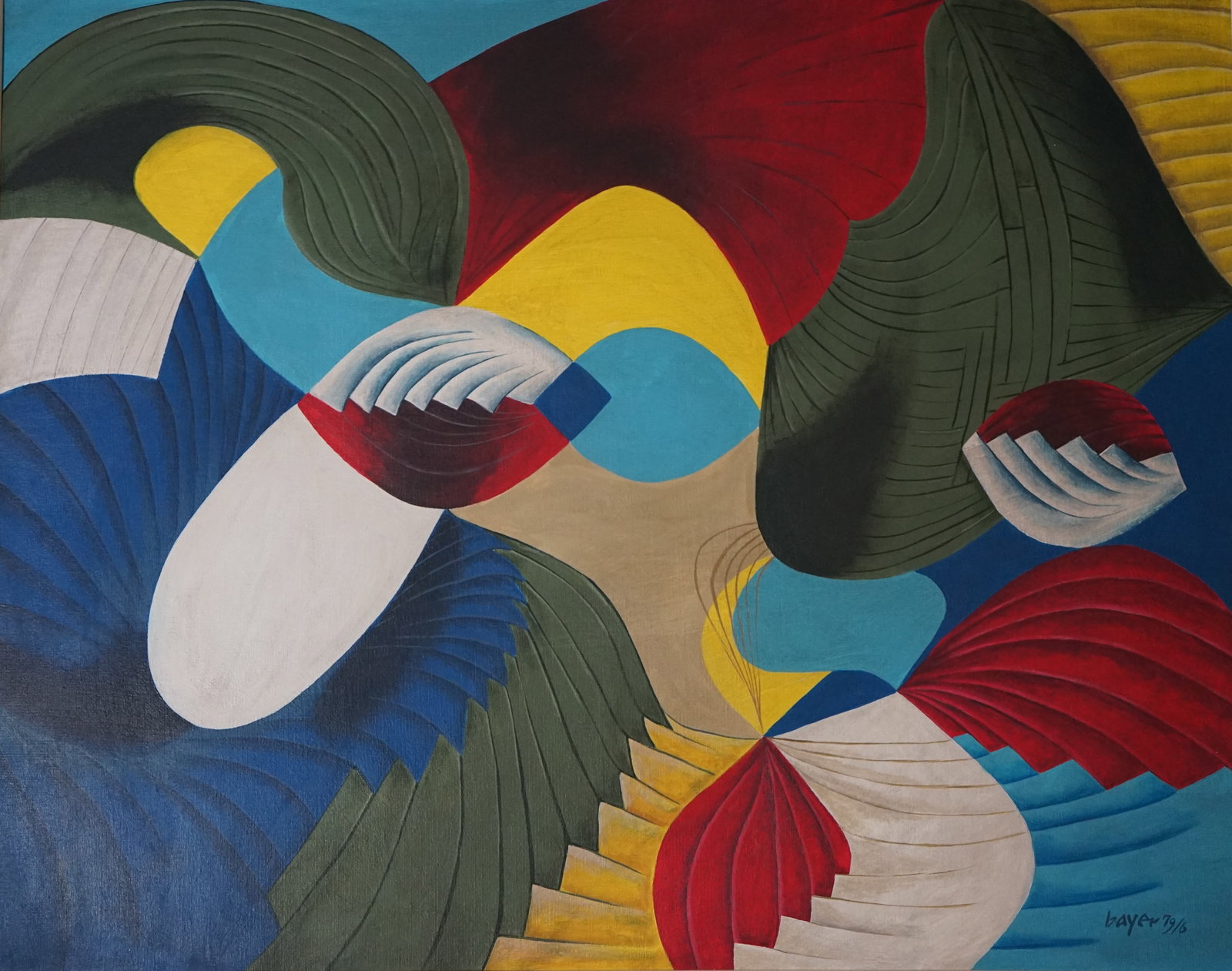 Herbert Bayer,oil on canvas (1 of 6)