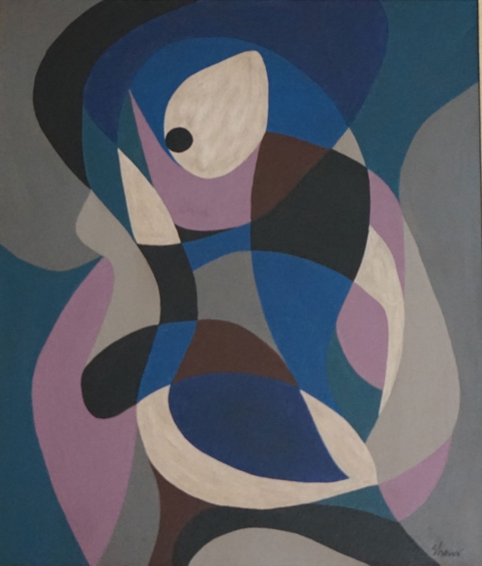 Charles Green Shaw,oil on canvas (1 of 5)