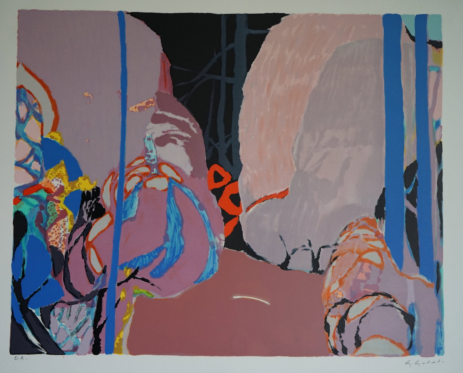 Gabriel Godard, signed numbered print: Gabriel Godard, signed numbered print