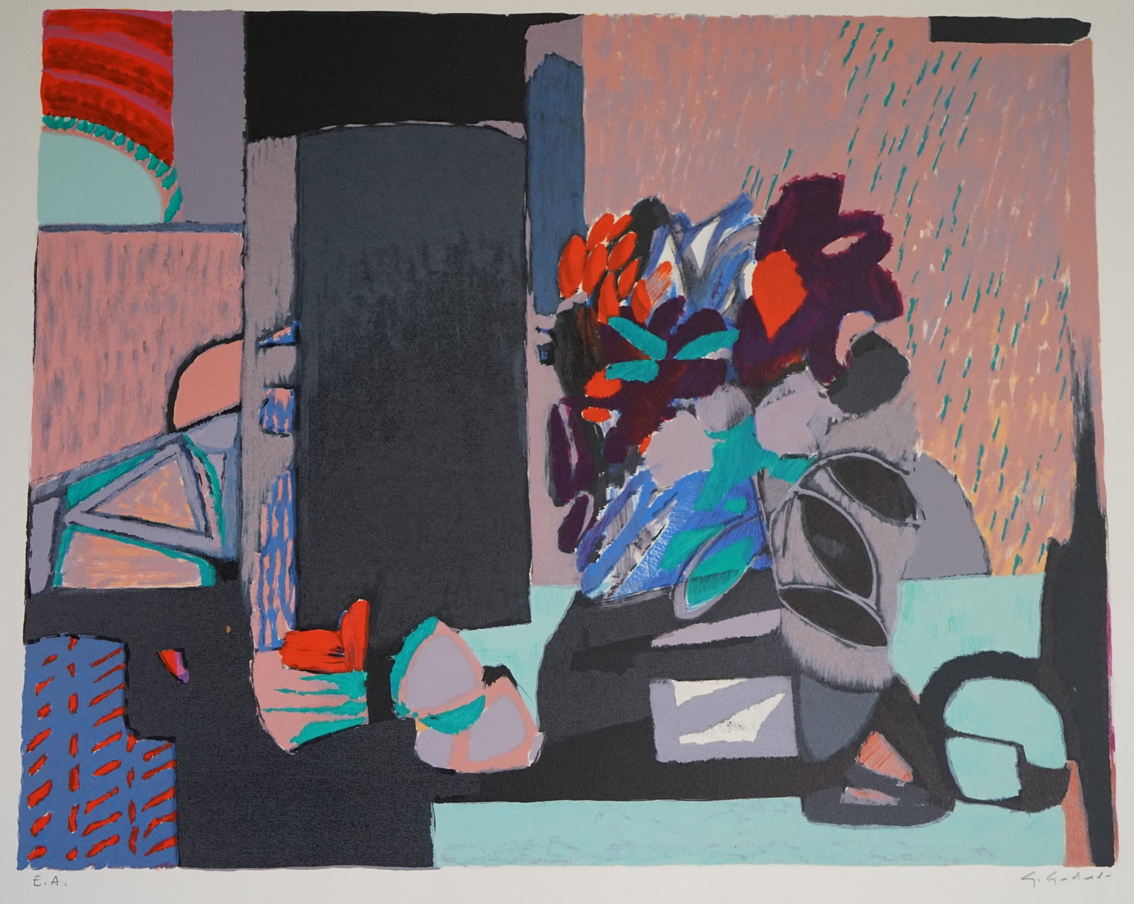 Gabriel Godard, signed numbered print: Gabriel Godard, signed numbered print