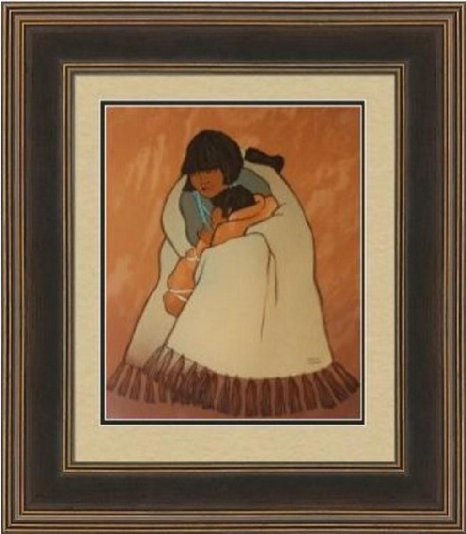 Autumns Child - Katalin Ehling: Artist: Katalin Ehling, Medium: Serigraph, Title: Autumns Child, Unsigned, Size Approx. 23 x 18 Inches