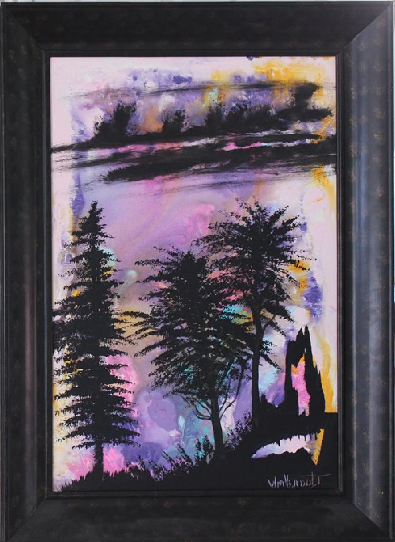 God's Creation By William Verdult: Original, Oil Painting on Canvas, Hand signed by the artist William Verdult, Approximate Framed size 44' x 32' Inches