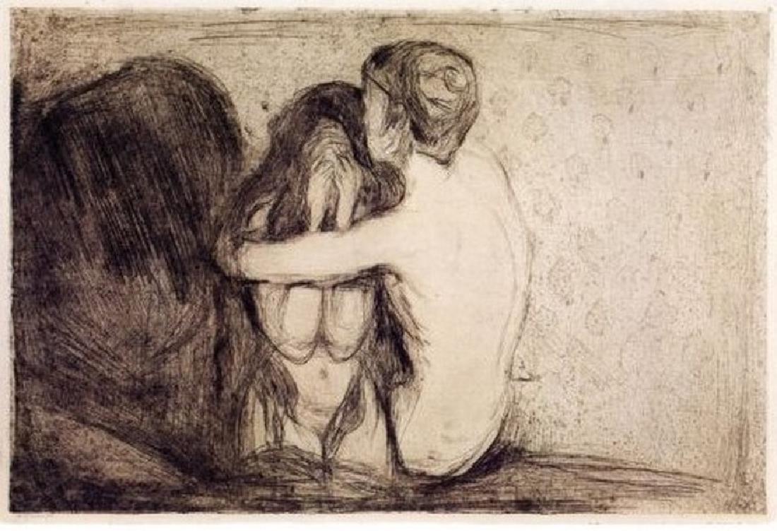 Consolation 1894 - Edvard Munch