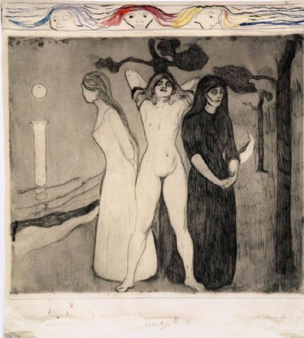 The Woman II 1895 - Edvard Munch