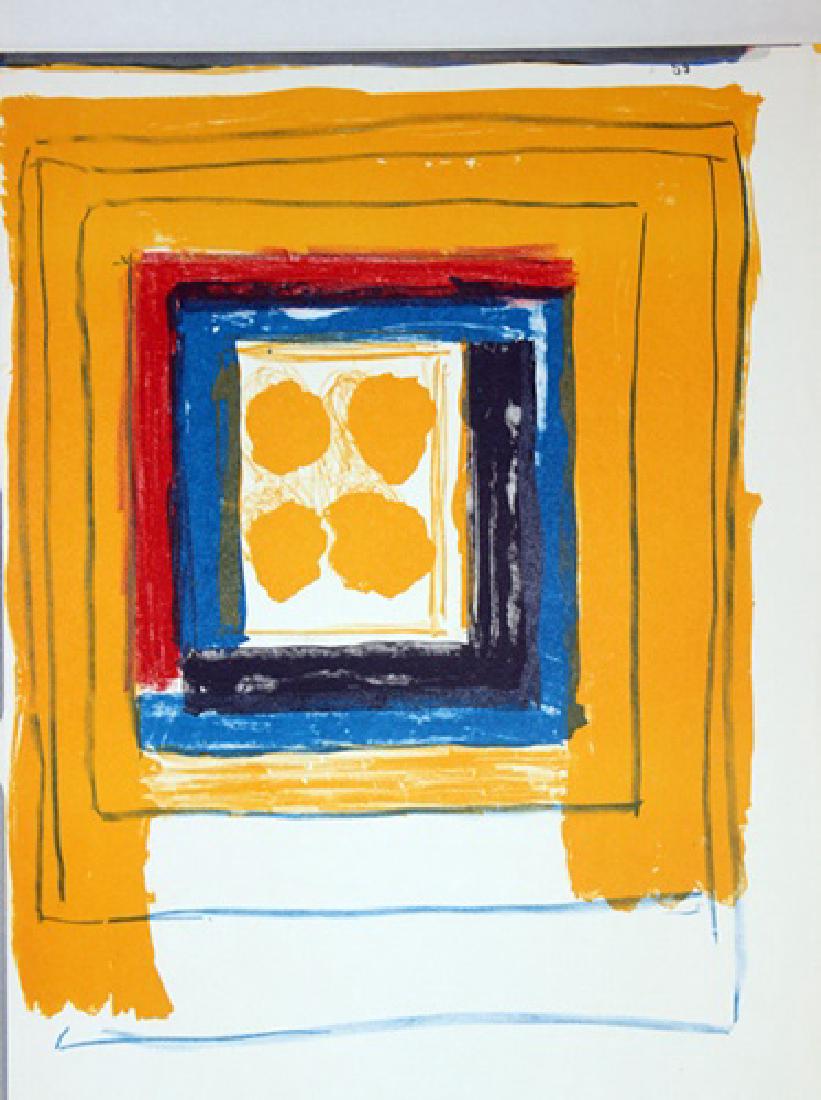 Original Lithograph Kimber Smith: Original lithograph from One Cent Life portfolio. Circa 1964, full sheet size approx 16 1/4 x 22 3/4 inches, folded sheet size approx 16 1/4 x 11 1/2 inches. Color lithograph on paper. This includes: