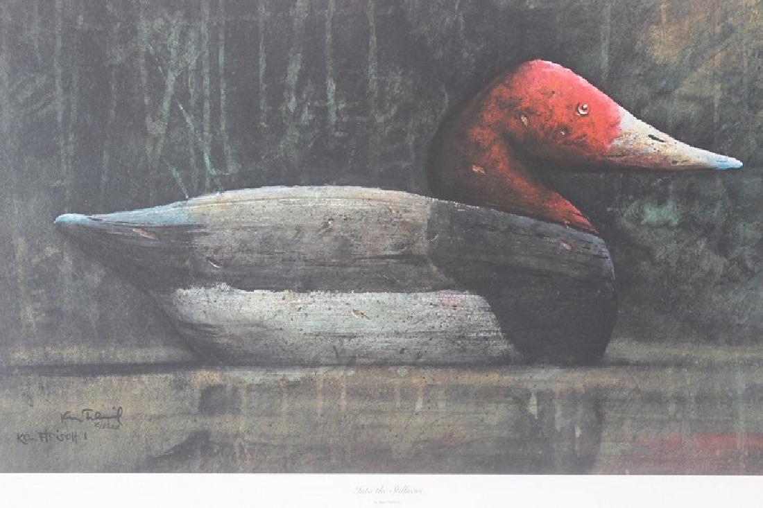 Into The Stillness by Ken Fleisch: Limited Edition Lithograph (15/25 A.P.) Hand Signed and Individually Numbered by the artist, Publisher: Unknown Size Approx. 18' x 28' Inches