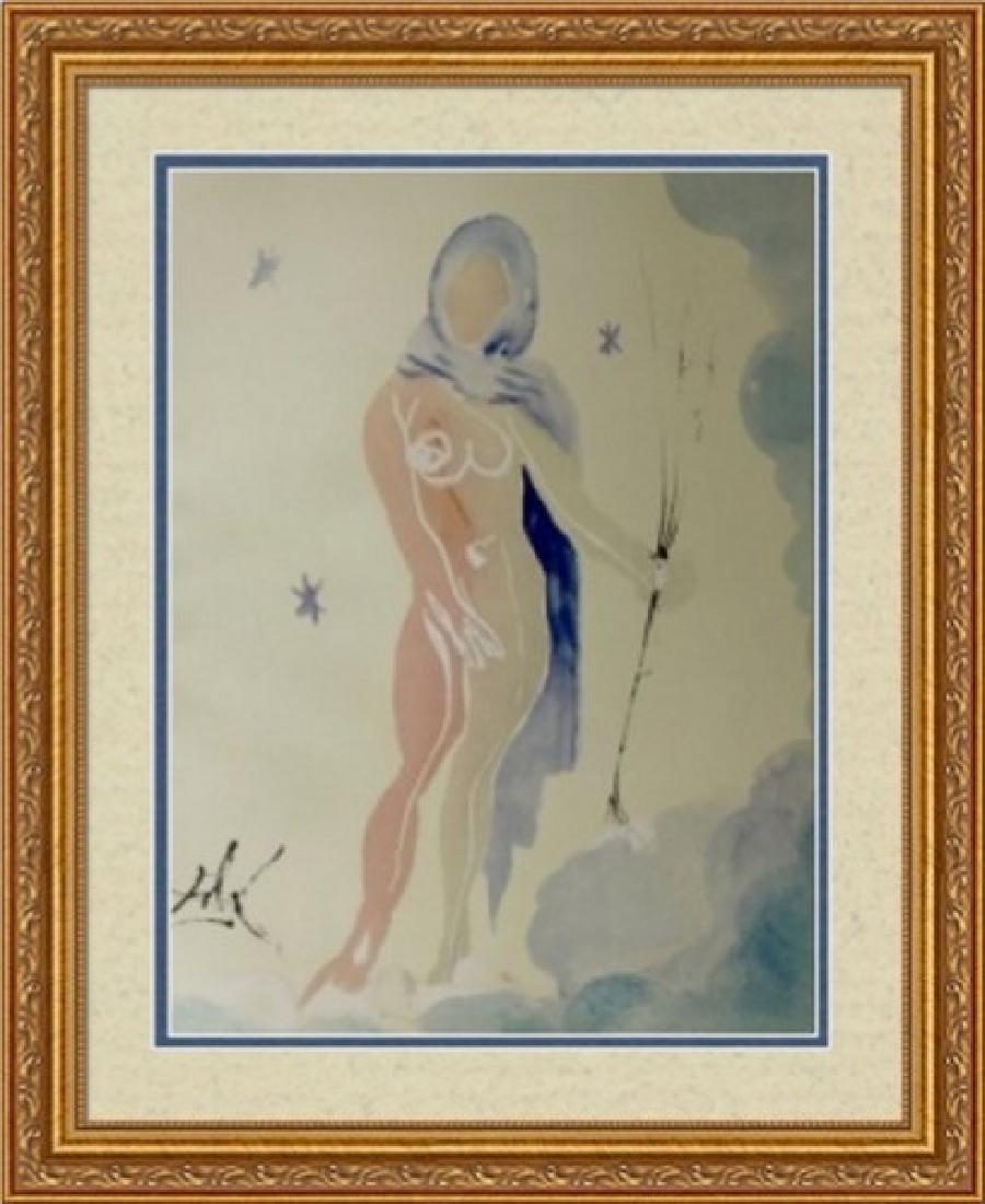 Virgo, Zodiac Suite - Salvador Dali: Title: Virgo Artist: Salvador Dali Medium: Offset Lithograph Material: Premium Archival Matte Paper Publisher: Penn Prints Inc. New York (1969) Approximate Size: 18 x 14 Inches Notes: "Signs