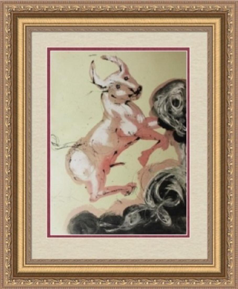 Taurus, Zodiac Suite - Salvador Dali: Title: Taurus Artist: Salvador Dali Medium: Offset Lithograph Material: Premium Archival Matte Paper Publisher: Penn Prints Inc. New York (1969) Approximate Size: 18 x 14 Inches Notes: "Sign