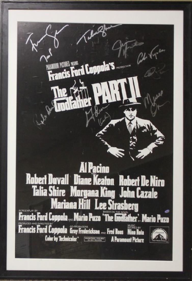 The GodFather Signed Movie Poster: Giclee Print/Poster, Hand Signed by some of the cast / crew members for the production of The God Father. Size Approx. 42 x 29 Inches Comes with a Certificate of Authenticity