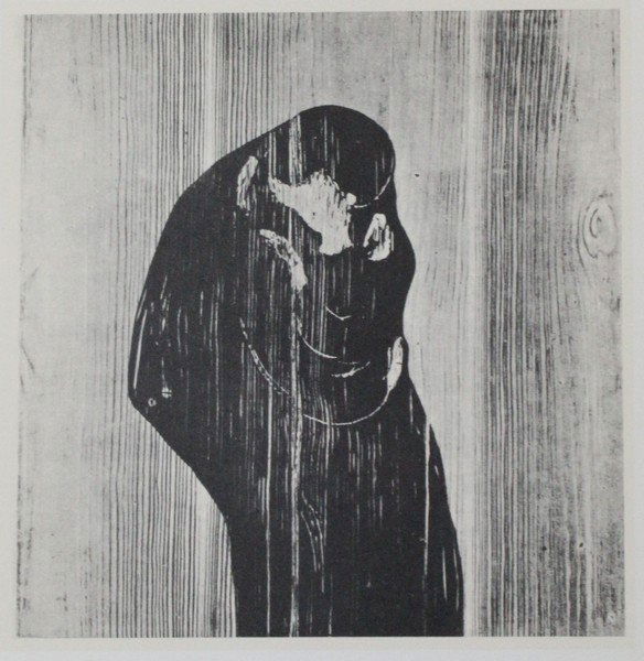 The Kiss IV 1902' - Edvard Munch: Artist: Edvard Munch (Norwegian 1863-1944), Title: The Kiss IV 1902' , Medium: Lithograph Print, Edition: n/a, Size: 12 x 9 In.
