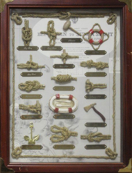 Sailor knots - Novelty Collectible: Sailor Knots Examples, Very cool Collectible for a converstation piece, Size approx. 17 x 12 Inches Comes with a Certificate of Authenticity