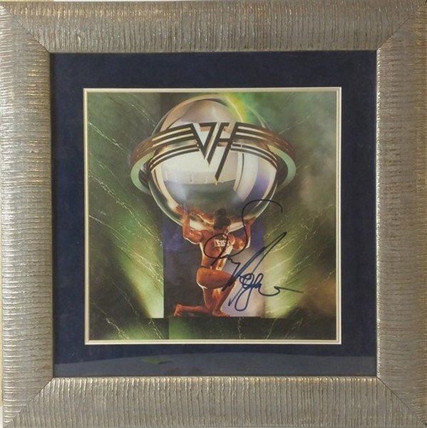 Van Halen - Signed 5150 Album Cover Photo: Van Halen 5150 Album Cover Photograph, Professionally Framed Authentic Hand Signed Photo Ready to Hang!! 100% Money Back Guarantee Certificate of Authenticity Included