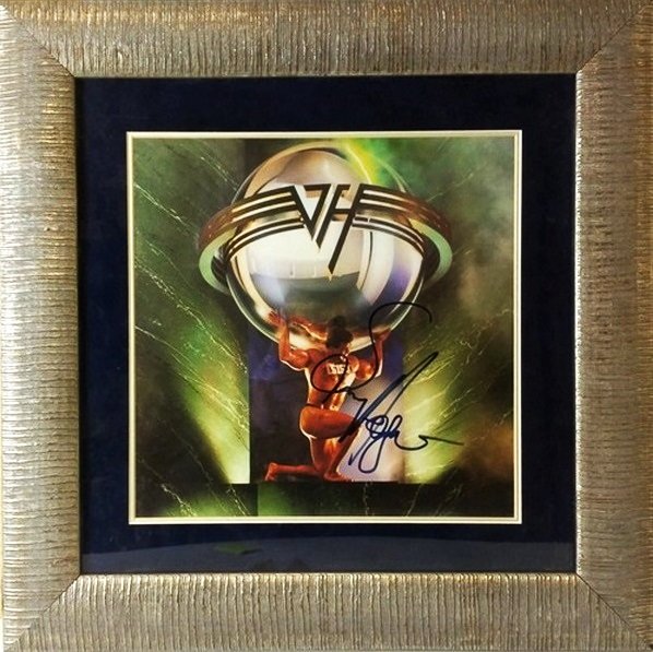 Van Halen - Signed 5150 Album Cover Photo: Van Halen 5150 Album Cover Photograph, Professionally Framed Authentic Hand Signed Photo Ready to Hang!! 100% Money Back Guarantee Certificate of Authenticity Included