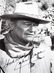 8 BY 10 SIGNED BLACK & WHITE PHOTO OF JOHN WAYNE - 2