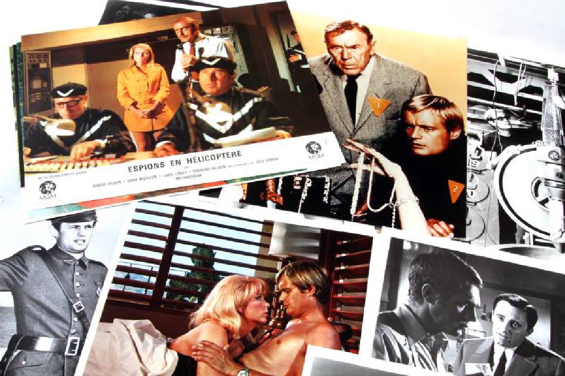 1960'S MOVIE PRESS PHOTOS MAN FROM UNCLE MASH MORE: Large grouping of black and white with few color press photos. Many featuring David McCallum and Robert Vaughn from The Man from U.N.C.L.E. Other movies, actors or shows include: The Jewel of the Nile