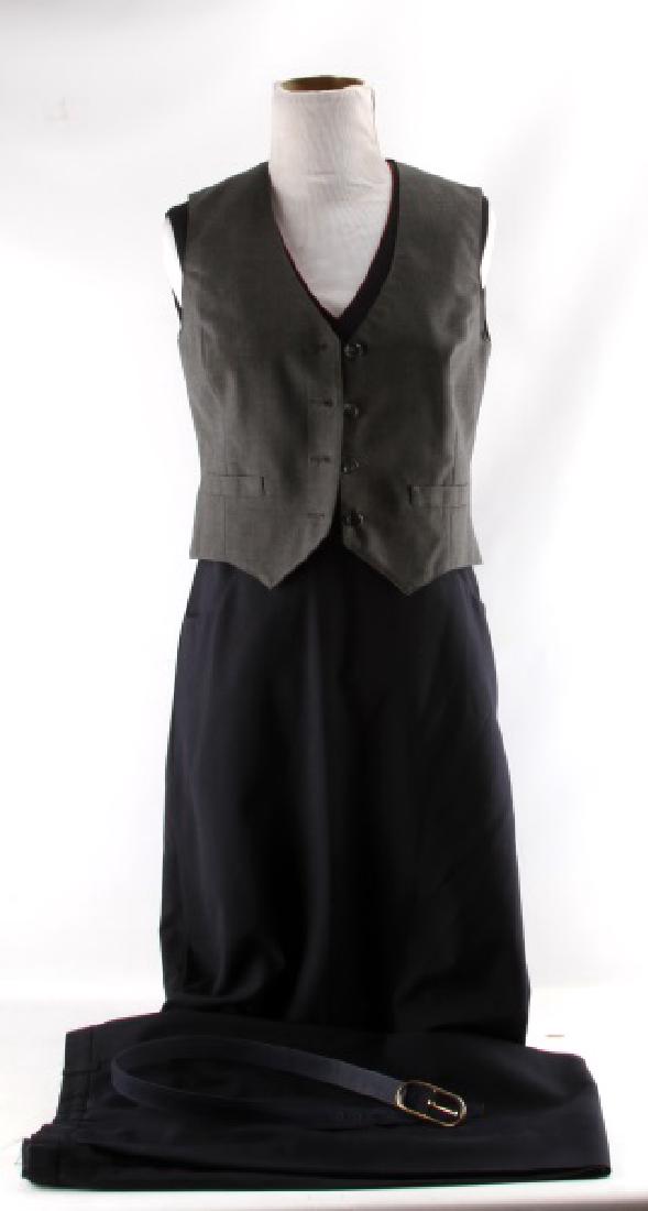 VINTAGE PIEDMONT AIRLINES WOMENS 3 PC UNIFORM: Vintage Piedmont Airlines Women's uniform made by Fashionaire. 3-pc suit includes: dress with front pockets size 4P, pants size 8R, and grey vest size 6R. Small belt included. All in very good conditi