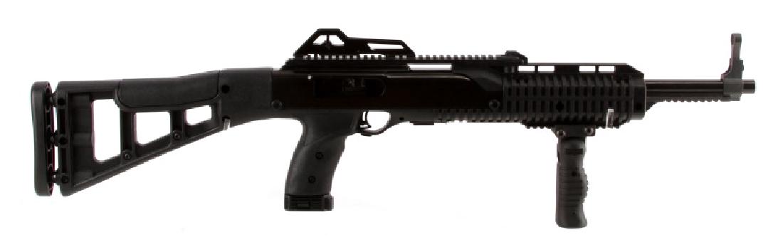 HI-POINT FIREARMS MODEL 4095 40CAL TACTICAL RIFLE: Hi-Point Firearms model 4095. Chambered in 40 S&W. Features a after market forward grip and extra magazine. Bore is clean and crisp. 17.5" barrel. Overall very good condition. Caliber: 40 Serial #: H4