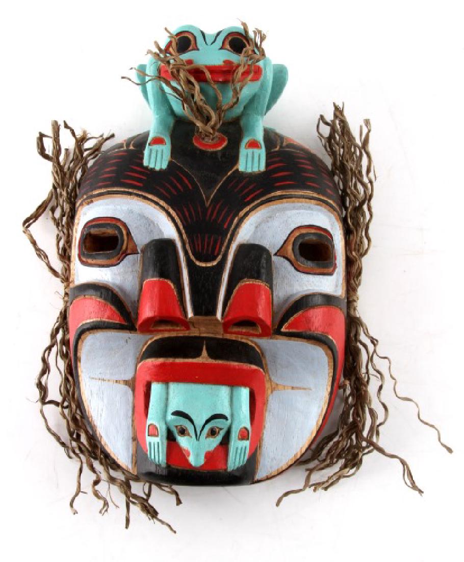 PACIFIC NORTHWEST KWAKIUTL CEREMONIAL EFFIGY MASK